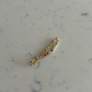 Colorful Gemstone Gold Bracelet never worn just purchased!